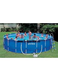 Каркасный бассейн Metal Frame 549*122 см + 5 аксессуаров Intex (28252)
