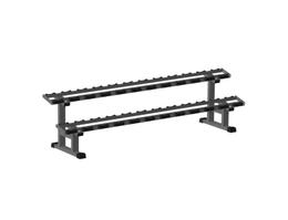 Стойка для профессиональных гантель на 12 пар горизонтальная Iron King IK 213