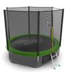 Батут EVO Jump External 10ft Lower net с внешней сеткой, лестницей и нижней сетью