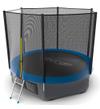 Батут EVO Jump External 10ft Lower net с внешней сеткой, лестницей и нижней сетью