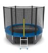 Батут EVO Jump External 8ft Lower net с внешней сеткой, лестницей и нижней сетью