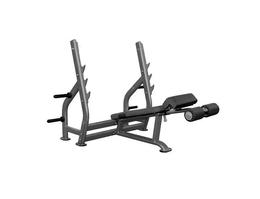 Олимпийская скамья с отрицательным наклоном, со стойками Aerofit IT7016