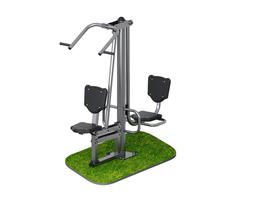 Тяга к груди + жим ногами ARMS066