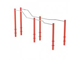 Брусья разноуровневые Iron King S608