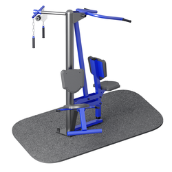 Вертикальная тяга + разгибание ног + тяга ARMS075