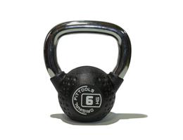 Гиря 6 кг с хромированной ручкой OriginalFitTools FT-KB-CPU-6