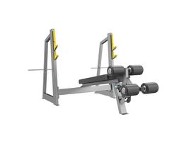 Скамья-стойка для жима под углом вниз DHZ (Olympic Decline Bench) A-3041