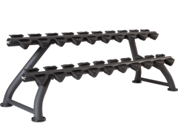 Горизонтальная стойка для хранения гантелей на 10 пар UFC