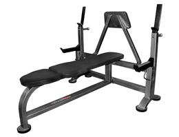 Скамья для жима лежа со страховочными упорами и упором для партнера СК-0050-H