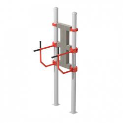 Комплекс для тренировки мышц верхнего плечевого пояса и мышц брюшного пресса Iron King S716