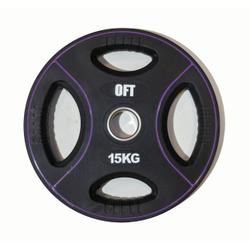 Диск для штанги олимпийский полиуретановый 15 кг Original Fittools FT-DPU-15
