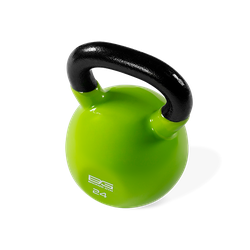 Гиря в ПВХ 24 кг BRONZE GYM