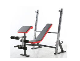 Скамья со стойками под штангу DFC D1066