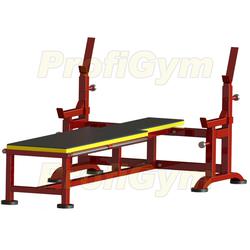 Скамья для жима с упорами и скамьей для инвалидов усиленная 2СК-0042-HР